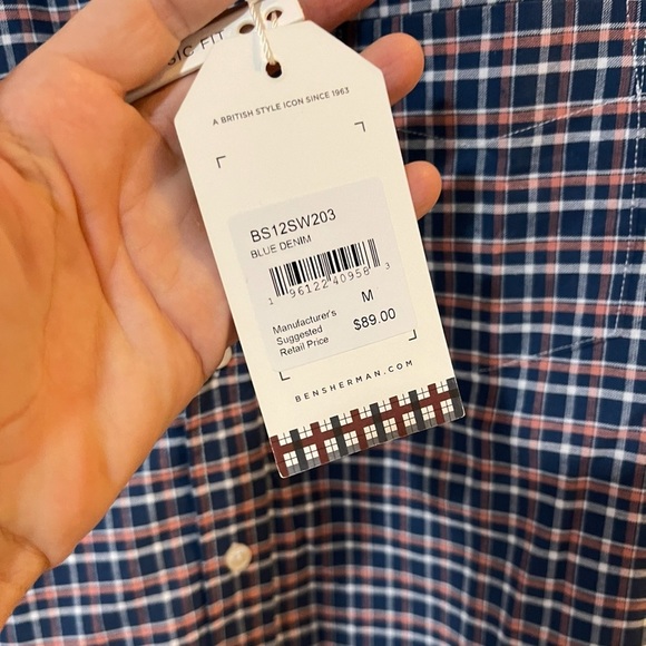 Ben Sherman Check Short Sleeve Shirt. - Picture 3 of 4